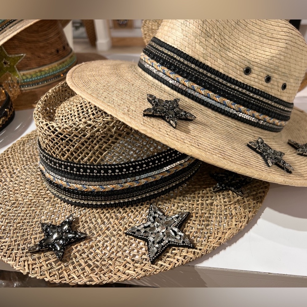 Star woven hat